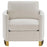 Corliss Upholstered Arched Arms Chair Beige