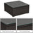 6 Pieces Outdoor Patio Rattan Sectional Sofa Set with Coffee Table