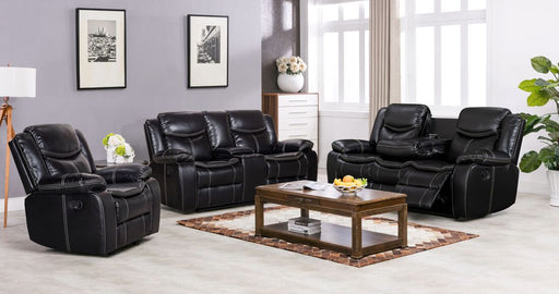 Reno Black - 2PC or 3PC Reclining Set