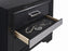 Miranda 2-drawer Nightstand Tray Black