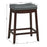 Set of 2 24-Inch Height Backless Counter Stool with Footrest