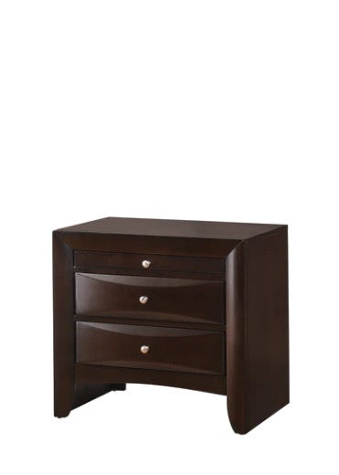 Emily Dark Cherry Storage Platform Bedroom Set