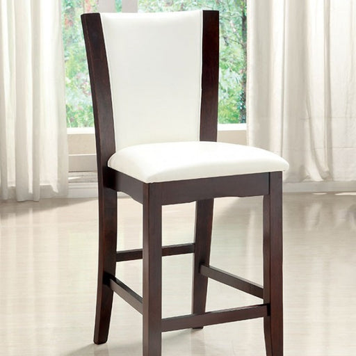 MANHATTAN COUNTER HT. WHITE CHAIR (2/BOX)