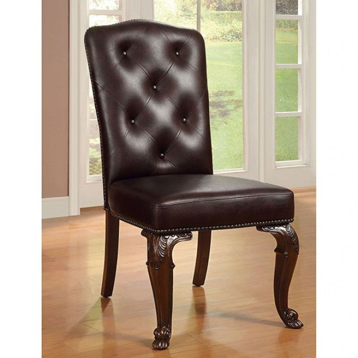 BELLAGIO LEATHERETTE SIDE CHAIR (2/BOX)