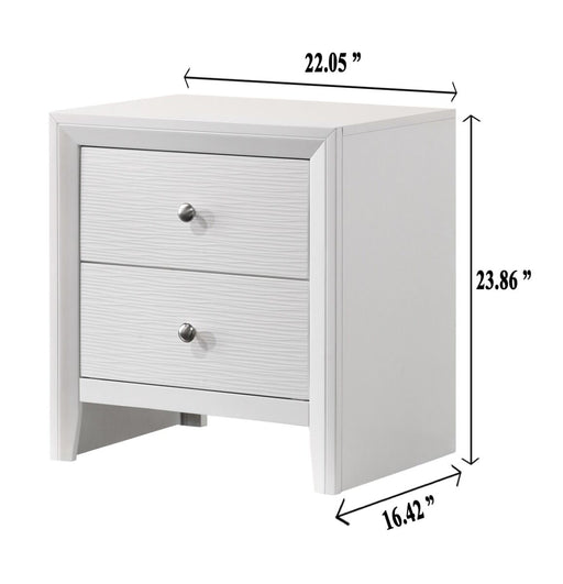 EVAN NIGHTSTAND WHITE