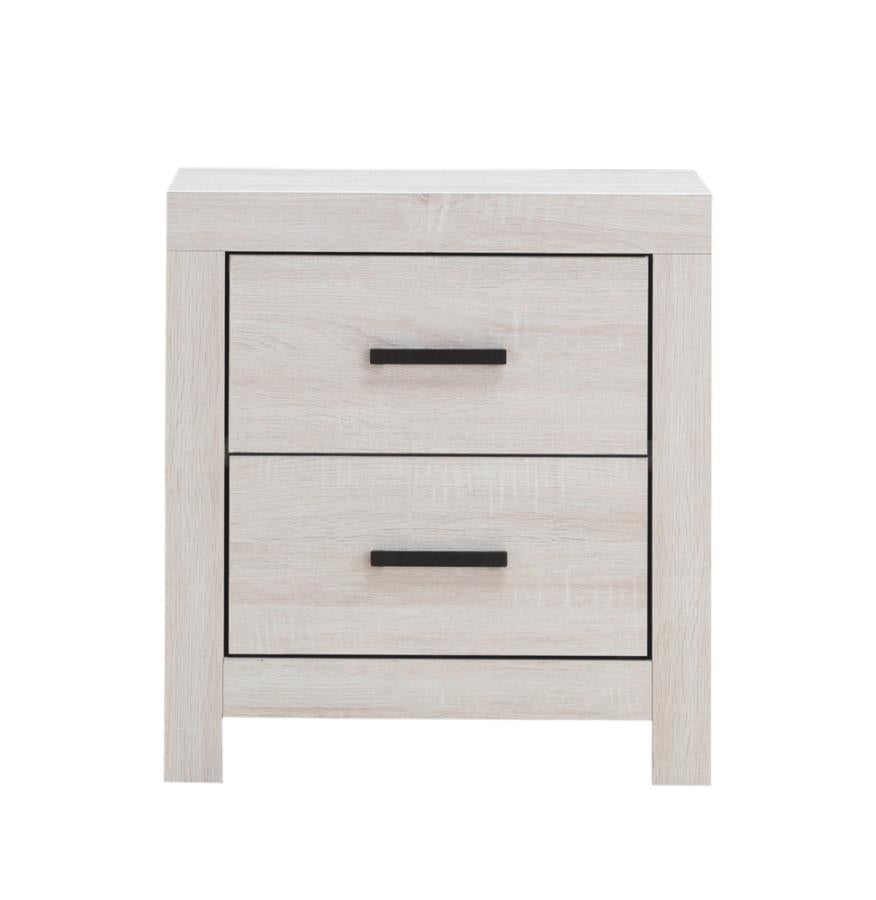 Brantford 2-drawer Nightstand Coastal White