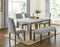 Emily White Marble Top Dining Table