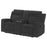 Brentwood Upholstered Motion Reclining Loveseat Black