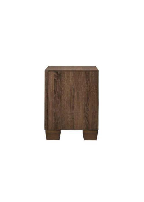 Brandon 2-drawer Nightstand Medium Warm Brown