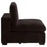 Lakeview Upholstered Armless Chair Dark Chocolate