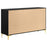 Kendall 6-drawer Dresser Black and Gold