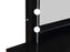 Eleanor Black Rectangular Mirror With Light