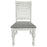 Aventine Ladder Back Dining Side Chair with Upholstered Seat Vintage Chalk and Grey (Set of 2)