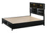 Fallon Black LED Storage Platform Bedroom Set