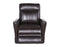 Coachella Dual-Power Leather Recliner, Brown