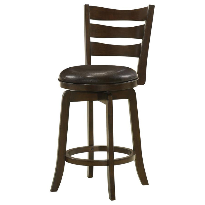 Murphy Ladder Back Counter Height Swivel Bar Stool