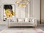 Santana Ivory Velvet Sofa & Loveseat