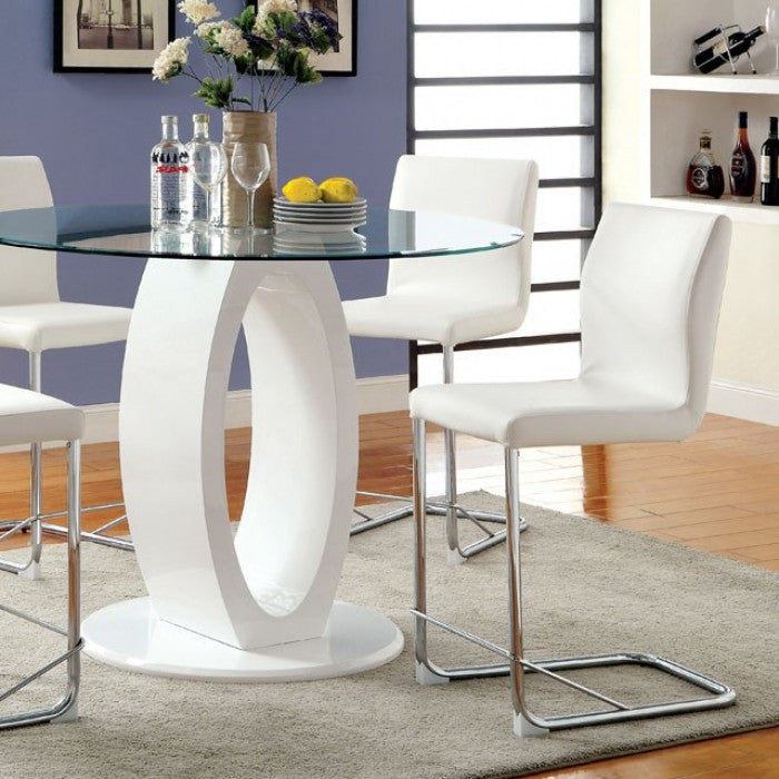 LODIA ROUND COUNTER HT. DINING SET