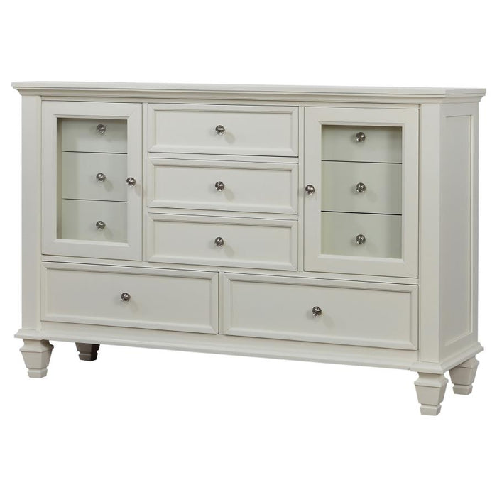 Sandy Beach 11-drawer Rectangular Dresser Buttermilk