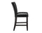 Carrara 24″ Counter Stool, Black Leatherette