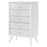 Janelle 5-drawer Chest White