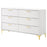 Kendall 6-drawer Dresser White