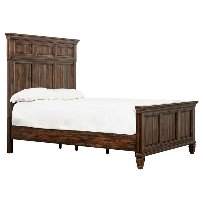 Avenue Panel Bed Weathered Burnished Brown