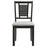 Appleton Ladder Back Dining Side Chair Black Washed and Light Grey (Set of 2)