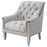 Avonlea Sloped Arm Tufted Chair Grey