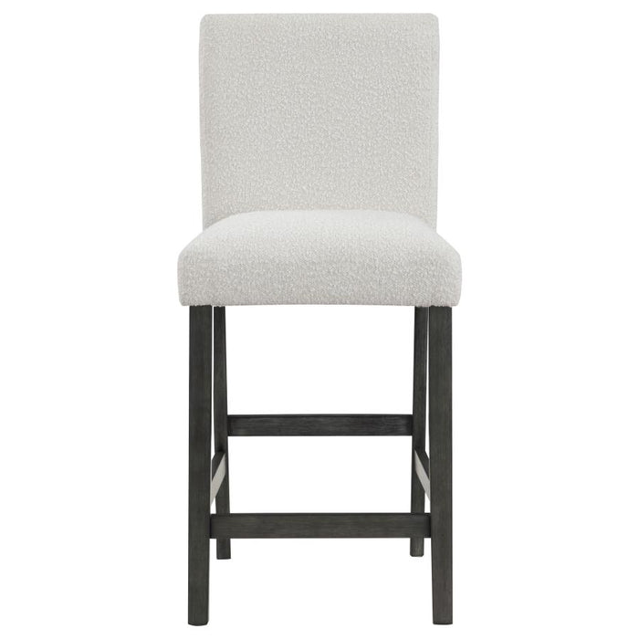 Alba Boucle Upholstered Counter Height Dining Chair (Set of 2)