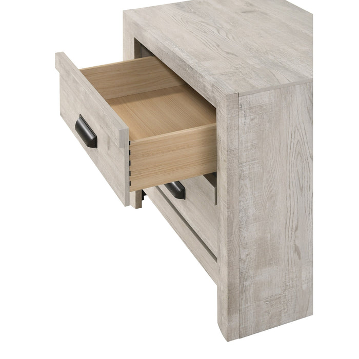 Valor Rustic 2-Drawer Nightstand