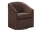 Arlo Upholstered Swivel Barrel Chair