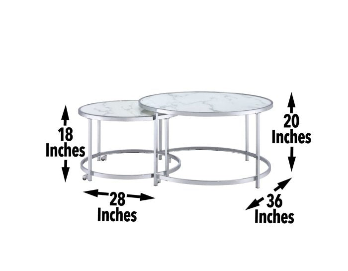 Rayne 3-Piece Set (Nesting Cocktail & 2 End Tables)