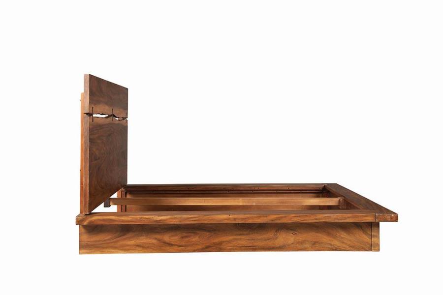 Winslow Bed Smokey Walnut and Coffee Bean