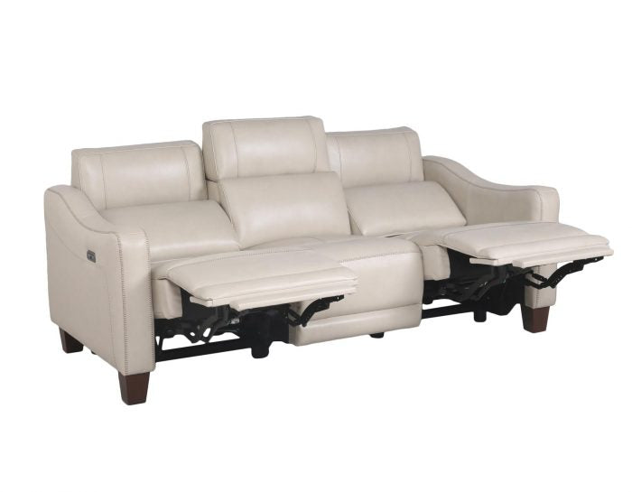 Giorno Dual-Power Leather Sofa