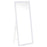 Windrose Full Length Floor Standing Tempered Mirror with LED Lighting White