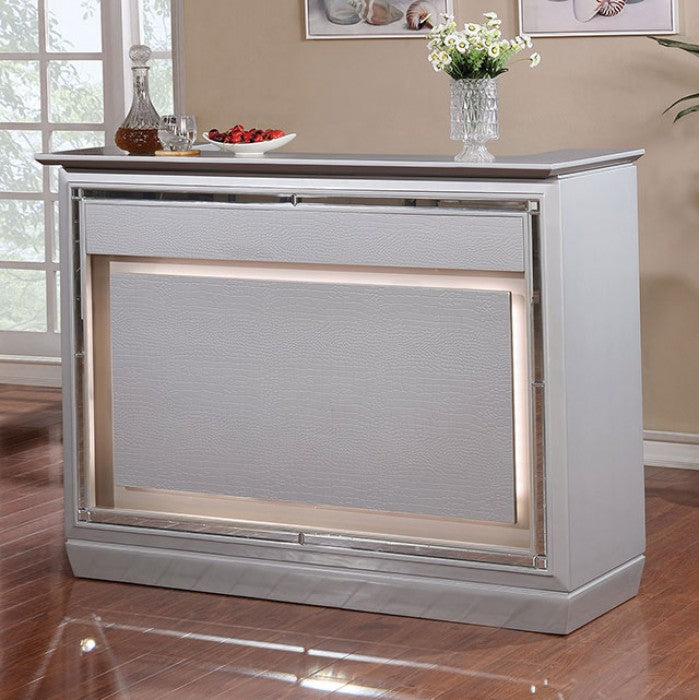 ALENA SILVER BAR TABLE