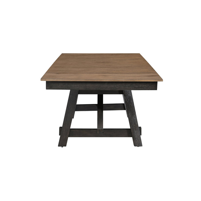 MARIBELLE DINING TABLE WHEAT CHARCOAL