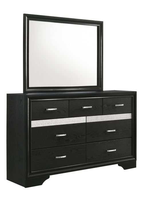 Miranda Rectangular Dresser Mirror Black