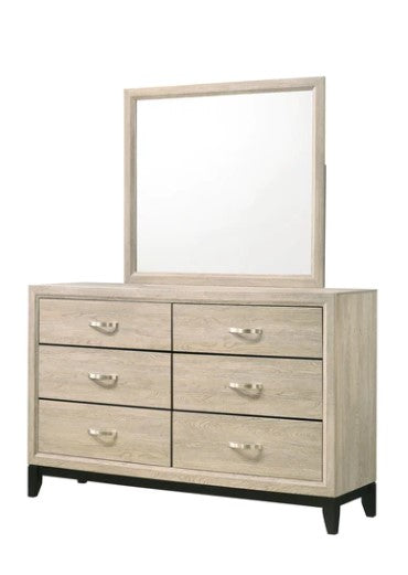 Akerson Driftwood Panel Bedroom Set