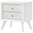 Janelle 2-drawer Nightstand White