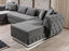 Jessie Velvet Double Chaise Sectional