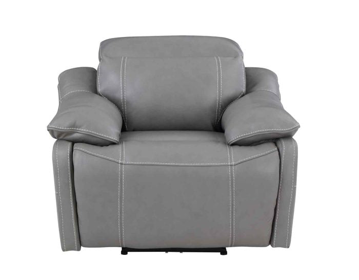 Alpine Dual-Power Leather Recliner