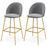 29 Inches Bar Stools Set of 2 with Padded Seats