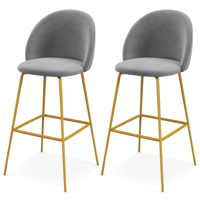 29 Inches Bar Stools Set of 2 with Padded Seats