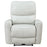 Greenfield Upholstered Power Recliner Chair Ivory