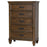 Franco 5-drawer Chest Burnished Oak