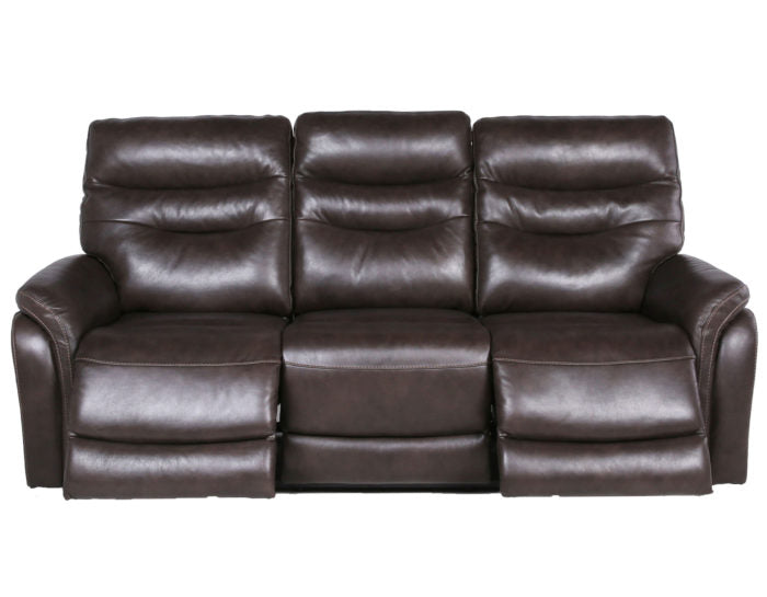 Fortuna Leather Dual Power Reclining Sofa