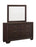 Kauffman Rectangular Dresser Mirror Dark Cocoa