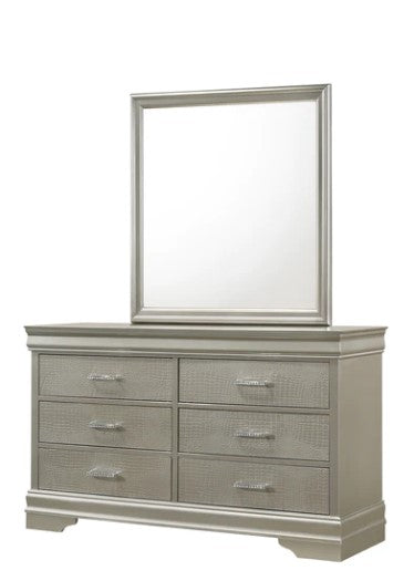 Amalia 6 Drawer Champagne Dresser